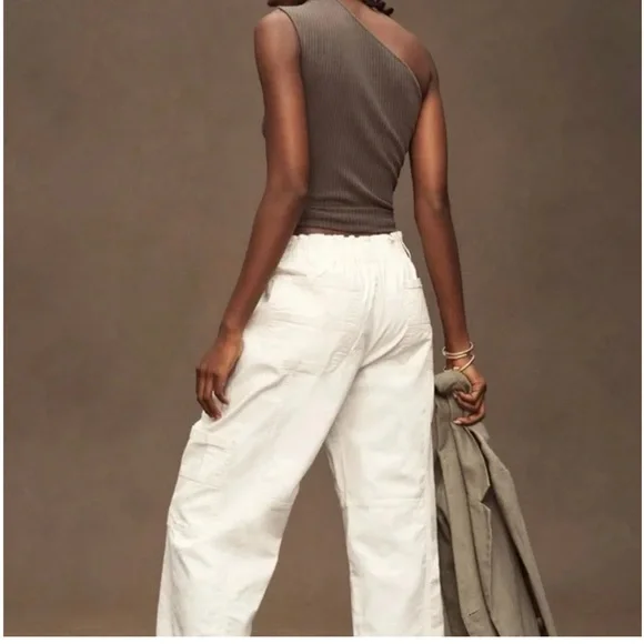 Anthropologie Pilcro Utility Drawstring Pocket Pants S - Picture 3 of 12